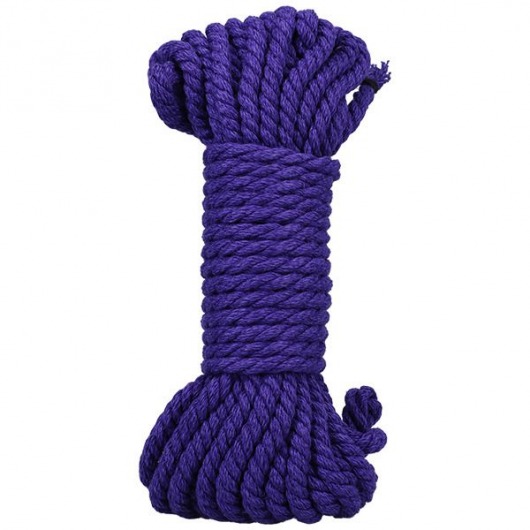 Фиолетовая верёвка для связывания и фиксации Bind Tie - 9,14 м. - Doc Johnson - купить с доставкой в Новочебоксарске