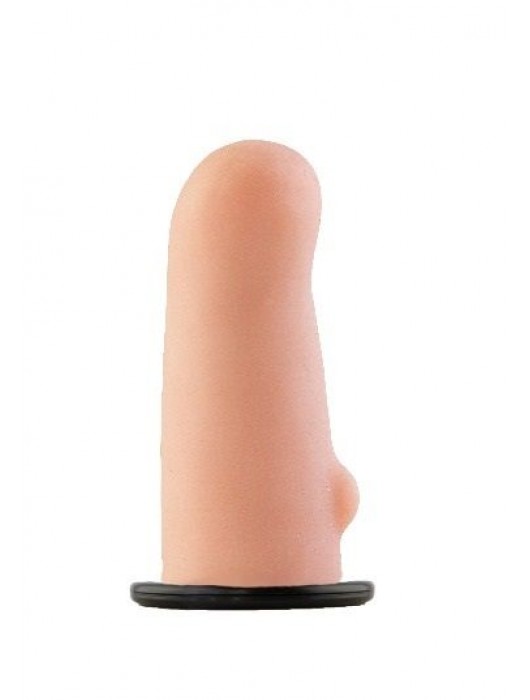 Женский пояс с коннектором и вагинальной пробкой - LOVETOY (А-Полимер) - купить с доставкой в Новочебоксарске