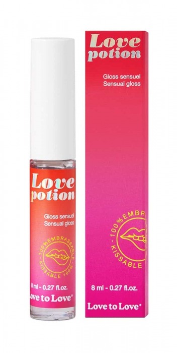 Возбуждающий блеск для губ Love Potion - 8 мл. - Love to Love - купить с доставкой в Новочебоксарске