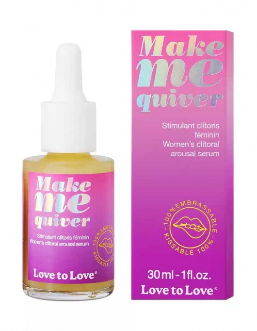 Возбуждающие капли для клитора Make Me Quiver - 30 мл. - Love to Love - купить с доставкой в Новочебоксарске