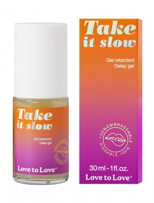 Пролонгирующий гель для мужчин Take It Slow - 30 мл. - Love to Love - купить с доставкой в Новочебоксарске