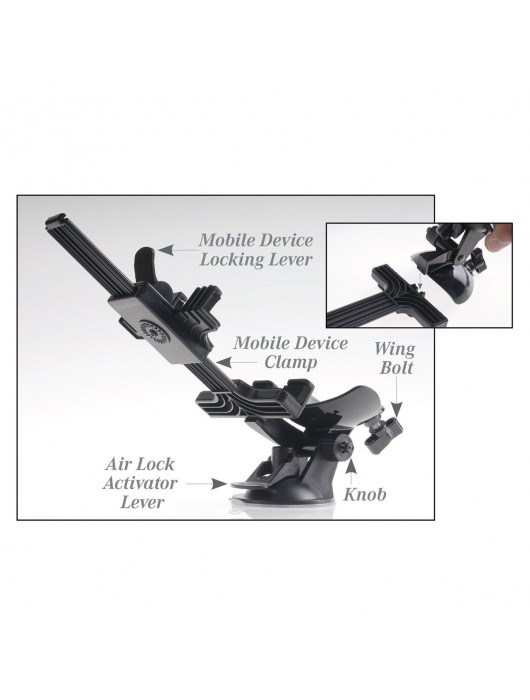 Перезаряжаемый мастурбатор-вагина с держателем для мобильных устройств Extreme Toyz Me - Pipedream - в Новочебоксарске купить с доставкой