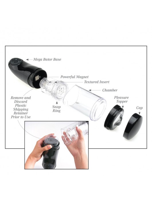 Перезаряжаемый мастурбатор-вагина с держателем для мобильных устройств Extreme Toyz Me - Pipedream - в Новочебоксарске купить с доставкой