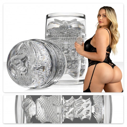 Прозрачный двусторонний мастурбатор Fleshlight Quickshot Mia Malkova - Fleshlight - в Новочебоксарске купить с доставкой