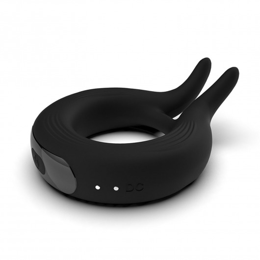 Черное эрекционное кольцо Marry Me Rechargeable Vibrating Cockring - Adrien Lastic - в Новочебоксарске купить с доставкой