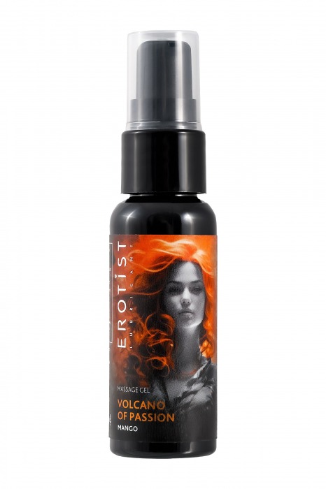 Гель с эффектом вибрации Volcano Of Passion со вкусом манго - 25 мл. - Erotist Lubricants - купить с доставкой в Новочебоксарске