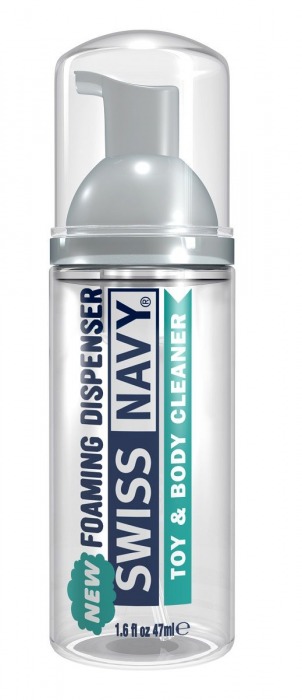 Очищающая пенка для игрушек и тела Toy   Body Cleaner Foamer - 47 мл. - Swiss navy - купить с доставкой в Новочебоксарске