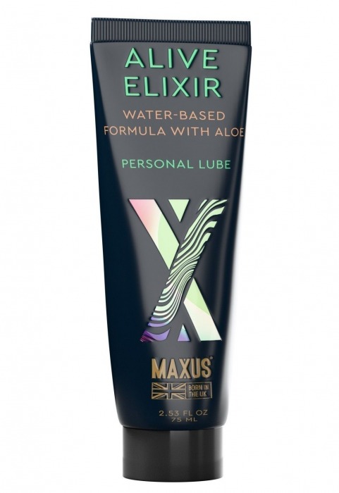 Интимный гель на водной основе MAXUS Alive Elixir - 75 мл. - Maxus - купить с доставкой в Новочебоксарске