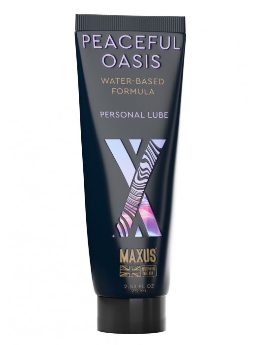 Интимный гель на водной основе MAXUS Peaceful Oasis - 75 мл. - Maxus - купить с доставкой в Новочебоксарске