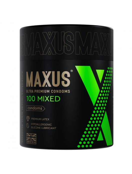 Презервативы MAXUS Mixed - 100 шт. - Maxus - купить с доставкой в Новочебоксарске
