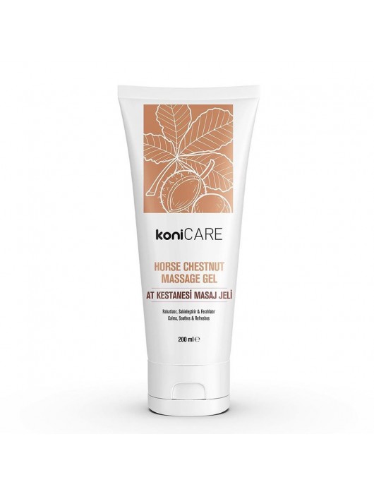 Расслабляющий массажный гель Konicare Horse Chestnut Massage Gel - 200 мл. - KoniCARE - купить с доставкой в Новочебоксарске