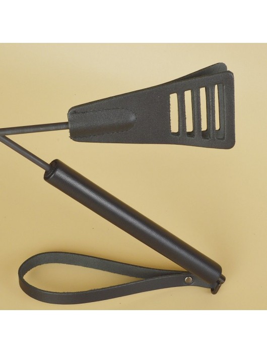 Черный кожаный стек «Сириус» - 60 см. - Sitabella - купить с доставкой в Новочебоксарске