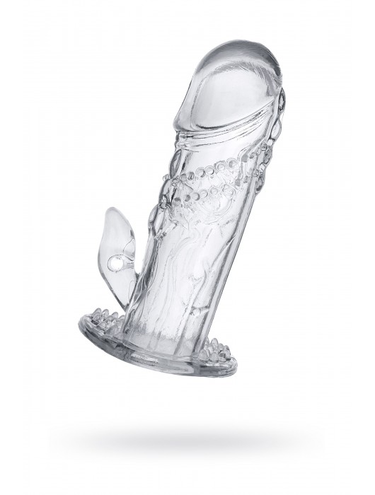 Прозрачная насадка на пенис Uco - 13 см. - A-toys - в Новочебоксарске купить с доставкой