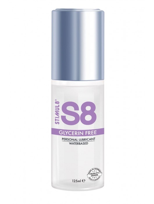 Лубрикант на водной основе S8 Glycerin Free без глицерина - 125 мл. - Stimul8 - купить с доставкой в Новочебоксарске