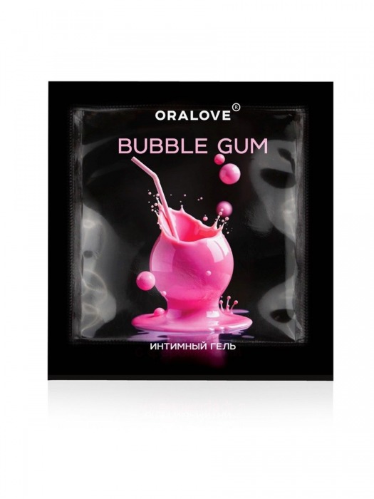 Саше съедобной оральной смазки OraLove с ароматом бабл-гам - 3 гр. - Биоритм - купить с доставкой в Новочебоксарске