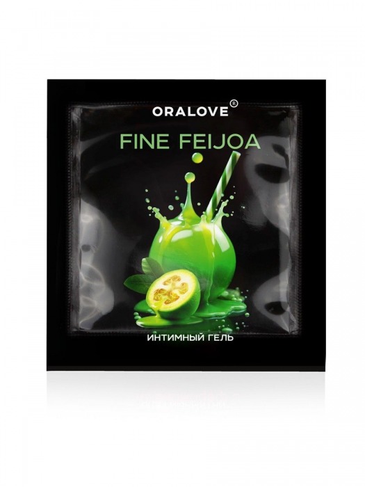 Саше съедобной оральной смазки OraLove с ароматом фейхоа - 3 гр. - Биоритм - купить с доставкой в Новочебоксарске