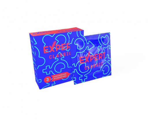 Классические презервативы Expert Classic - 3 шт. - Expert - купить с доставкой в Новочебоксарске