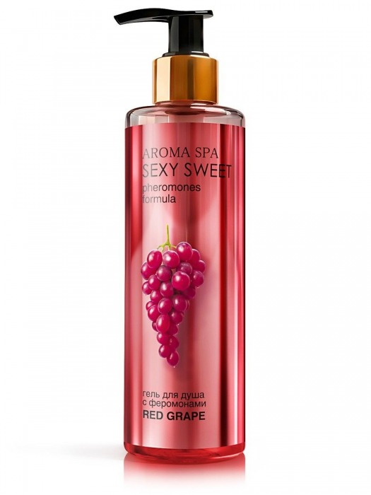 Гель для душа с феромонами и ароматом винограда Red Grape - 200 мл. -  - Магазин феромонов в Новочебоксарске