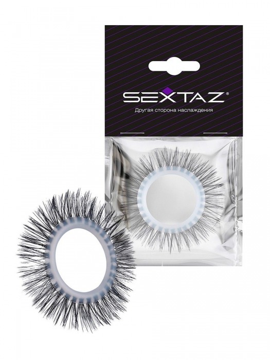 Круглое эрекционное кольцо с длинными «ресничками» - Sextaz - в Новочебоксарске купить с доставкой