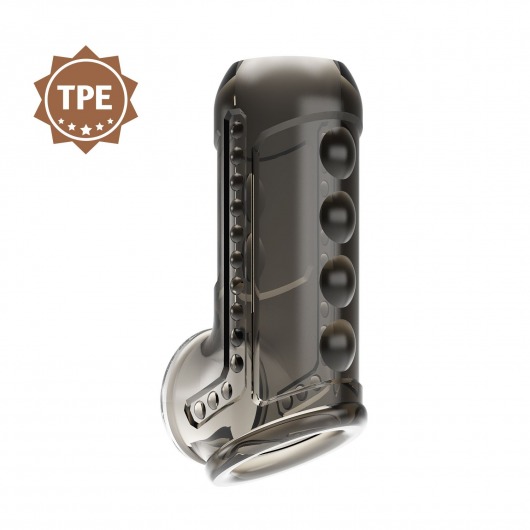 Дымчатая насадка на пенис Farrel - Baile - в Новочебоксарске купить с доставкой