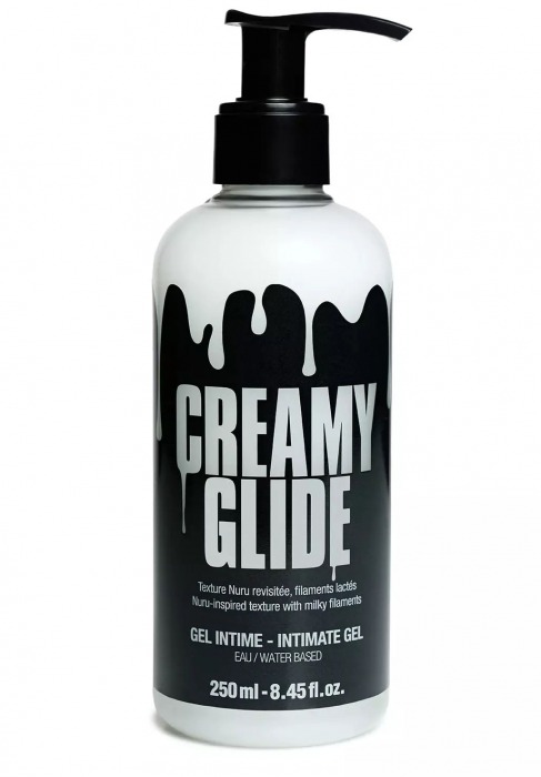 Лубрикант на водной основе Creamy Glide с консистенцией спермы - 250 мл. - Strap-on-me - купить с доставкой в Новочебоксарске
