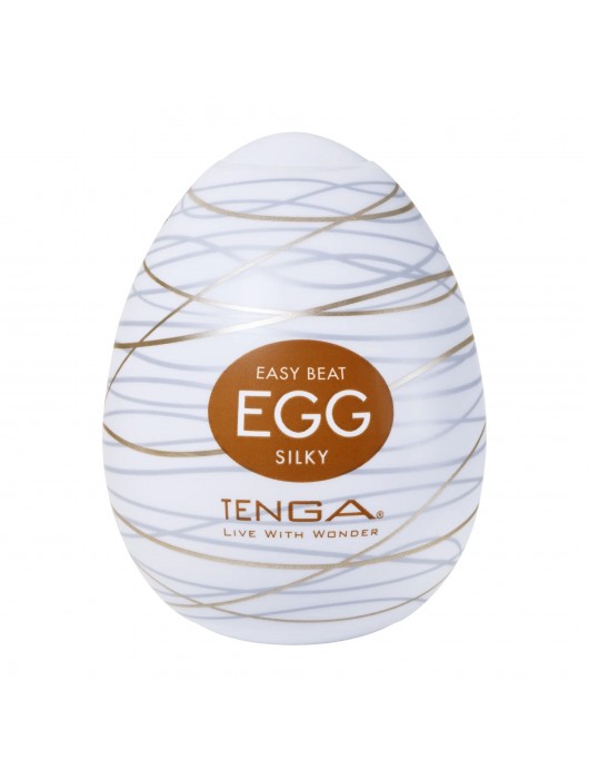 Мастурбатор-яйцо Tenga Egg Silky - Tenga - в Новочебоксарске купить с доставкой