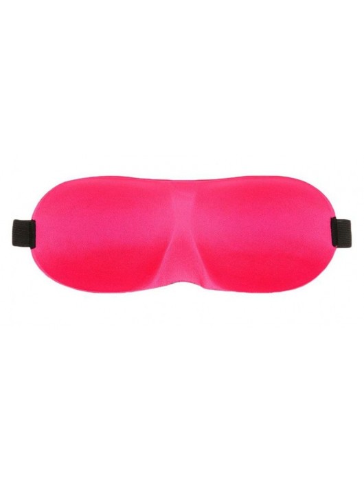 Розовая глухая маска на резинке - Sitabella - купить с доставкой в Новочебоксарске