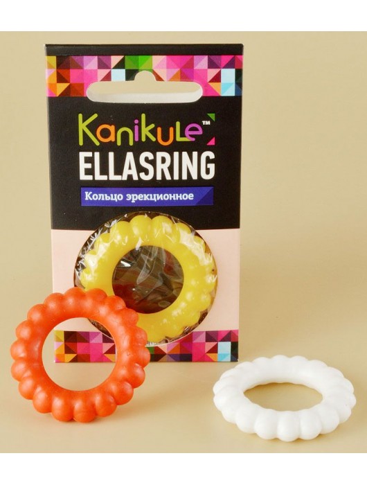 Цветное рельефное эрекционное кольцо Ellasring - Sitabella - в Новочебоксарске купить с доставкой