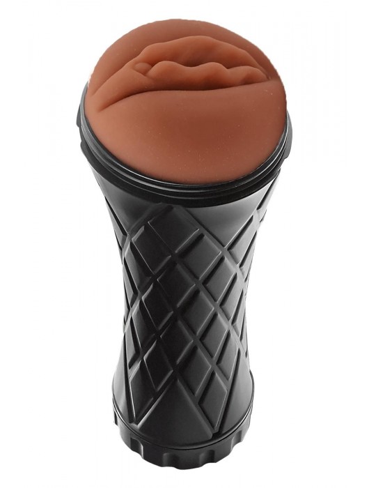 Коричневый мастурбатор-вагина Marly - Dream Toys - в Новочебоксарске купить с доставкой