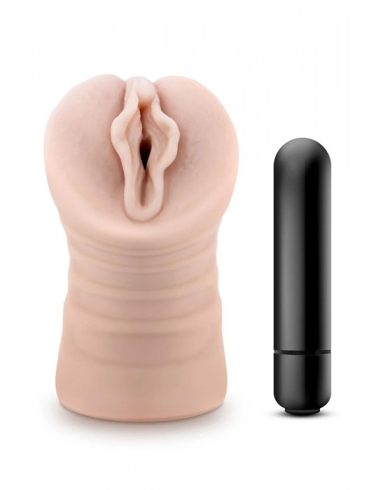 Телесный мастурбатор-вагина Destini - Blush Novelties - в Новочебоксарске купить с доставкой