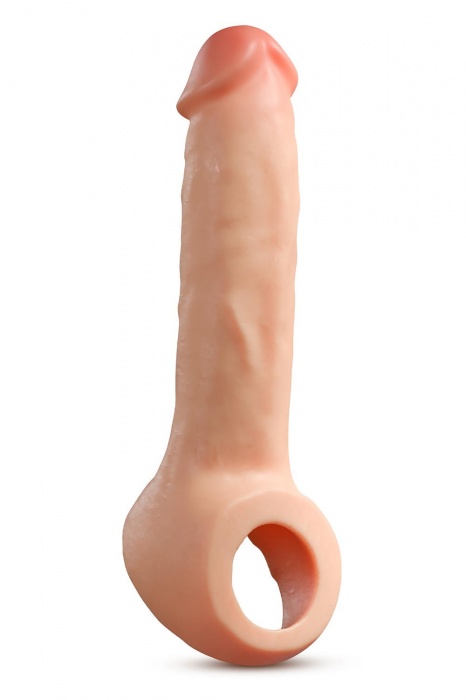 Телесная насадка-удлинитель Thrive 8.75 Inch Realistic Penis Extender Sleeve - 22,2 см. - Blush Novelties - в Новочебоксарске купить с доставкой