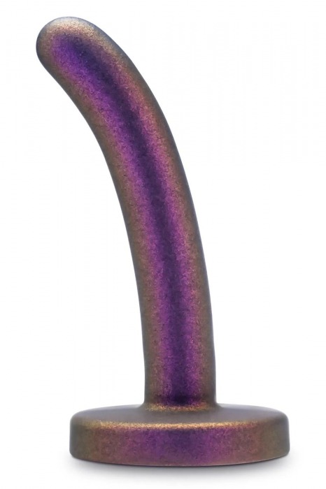 Фиолетовая насадка с гладкой поверхностью Surrender 4.75 Inch Beginner Pegging Dildo - 12 см. - Blush Novelties - купить с доставкой в Новочебоксарске