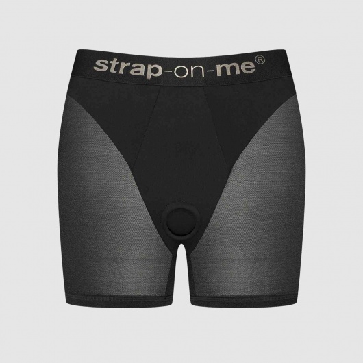 Трусики-шорты для фиксации насадок Strap-on-me Harness Lingerie Halo - size XL - Strap-on-me - купить с доставкой в Новочебоксарске