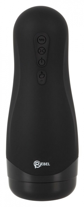 Черный вибромастурбатор с подогревом Masturbator with 3 Functions - Orion - в Новочебоксарске купить с доставкой