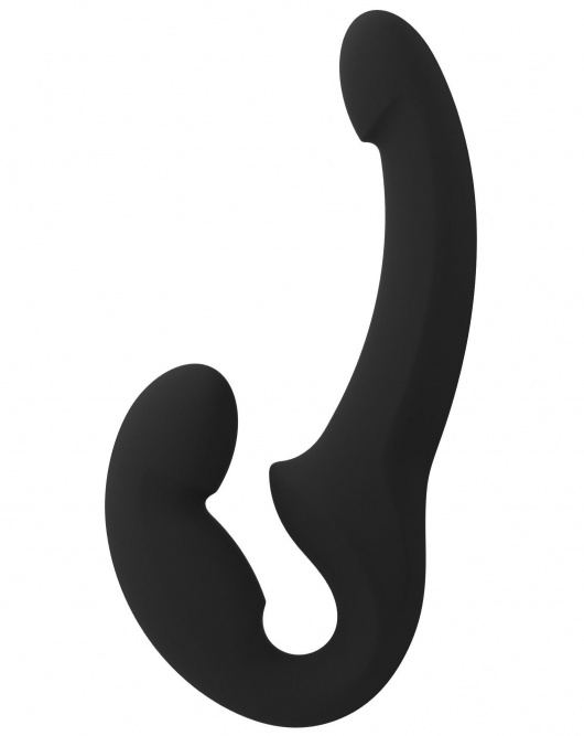 Черный безремневой страпон Share Lite - Fun Factory - купить с доставкой в Новочебоксарске