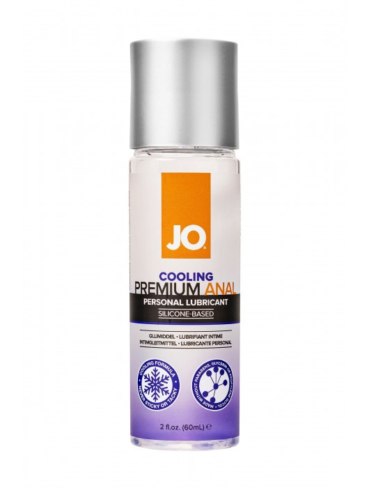 Анальный охлаждающий лубрикант на силиконовой основе JO PREMIUM ANAL COOLING - 60 мл. - System JO - купить с доставкой в Новочебоксарске