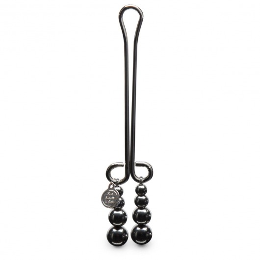 Зажим для клитора с бусинами Just Sensation Beaded Clitoral Clamp - Fifty Shades of Grey - купить с доставкой в Новочебоксарске