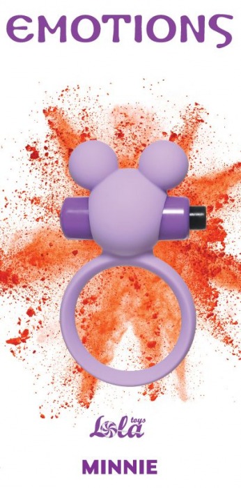 Сиреневое эрекционное виброколечко Emotions Minnie - Lola Games - в Новочебоксарске купить с доставкой