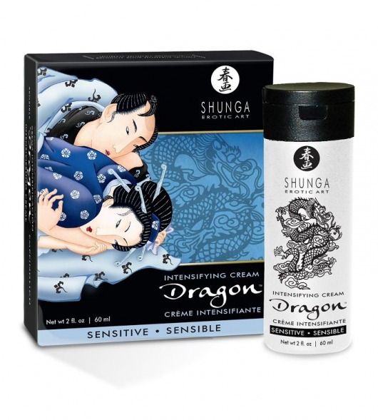 Интимный мужской крем SHUNGA DRAGON SENSITIVE - 60 мл. - Shunga - купить с доставкой в Новочебоксарске
