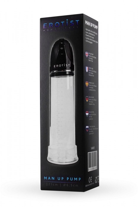 Автоматическая вакуумная помпа Man up pump - Erotist Adult Toys - в Новочебоксарске купить с доставкой