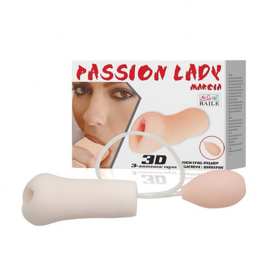 Мастурбатор Passion Lady Marcia с грушей для имитации посасывания - Baile - в Новочебоксарске купить с доставкой