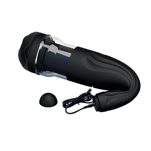 Перезаряжаемый мега-мастурбатор Breton с ротацией и возвратно-поступательным движением - Baile - в Новочебоксарске купить с доставкой