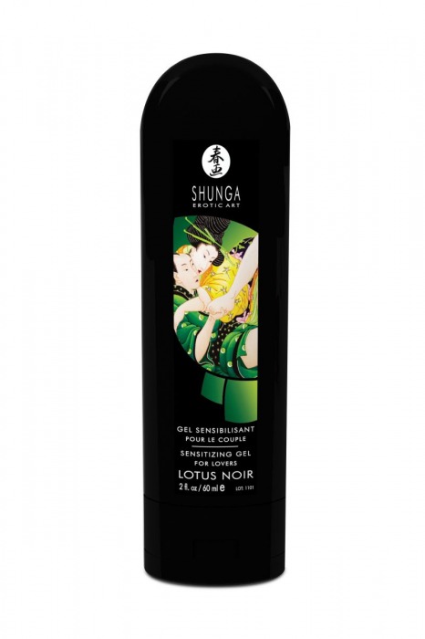Интимный гель для пар, усиливающий наслаждение, Lotus Noir - 60 мл. - Shunga - купить с доставкой в Новочебоксарске