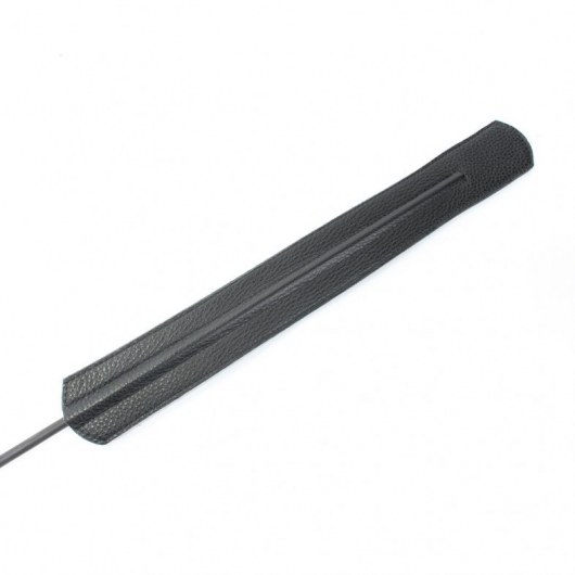 Чёрный королевский стек с золотистой рукоятью - 76 см. - БДСМ Арсенал - купить с доставкой в Новочебоксарске