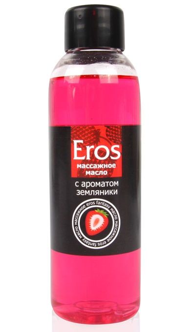 Массажное масло Eros fantasy с ароматом земляники - 75 мл. - Биоритм - купить с доставкой в Новочебоксарске