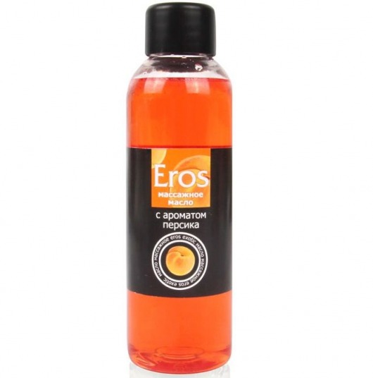 Массажное масло Eros exotic с ароматом персика - 75 мл. - Биоритм - купить с доставкой в Новочебоксарске