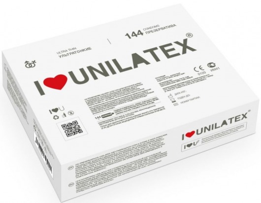 Ультратонкие презервативы Unilatex Ultra Thin - 144 шт. - Unilatex - купить с доставкой в Новочебоксарске