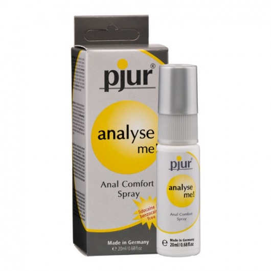 Обезболивающий анальный спрей pjur ANALYSE ME - 20 мл. - Pjur - купить с доставкой в Новочебоксарске