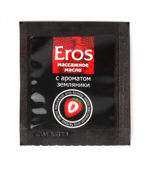 Пробник массажного масла с ароматом земляники Eros fantasy - 4 гр. - Биоритм - купить с доставкой в Новочебоксарске