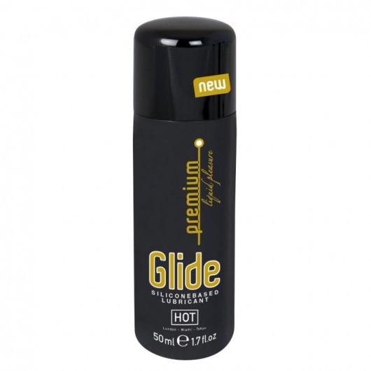 Интимный гель на силиконовой основе Premium Glide - 50 мл. - HOT - купить с доставкой в Новочебоксарске
